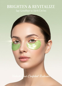Masque pour les yeux anti-cernes en gel cristallin végétalien disponible en OEM, lissant les ridules, hydratant, pour les peaux sèches et sensibles des femmes - Product Image 2