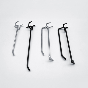 [Msmx] bán lẻ kim loại thép đục lỗ trở lại bảng điều khiển sắt treo hiển thị móc cho cửa hàng siêu thị Pegboard slatwall móc sản phẩm - Product Image 2