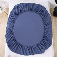 Ensemble de literie douce 1800tc ensembles de draps en coton égyptien maison 3 pièces drap de lit couleur unie couette hôtel drap de lit ensemble de literie