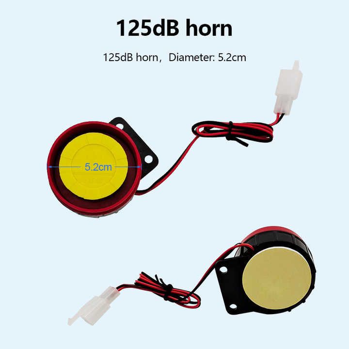 批发畅销通用摩托车防盗报警系统防水125分贝遥控防盗单向摩托车报警器