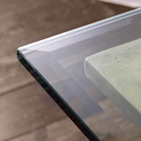 Verre trempé transparent plat de 2 à 19 mm pour la production de fenêtres de bâtiment, vente en gros en Chine