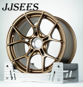 JJSEES Jantes en alliage forgé sur mesure 17-26 pouces Bronze Multi-branches Concaves Profondes pour BMW M3 Audi Mercedes <span class=keywords><strong>Dodge</strong></span> <span class=keywords><strong>Challenger</strong></span> - Product Image 1
