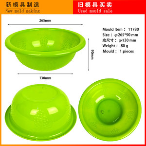 Usine OEM Bassin En Plastique Moules Par Injection Rond Salle De Bains Lavage À La Main-bol Utilisé Moules <span class=keywords><strong>Simple</strong></span> Cuisine Lavabo moule - Product Image 3