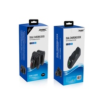 Support de charge double DOBE pour manettes de jeu PS4 Slim et Pro, en ABS, TP4-889