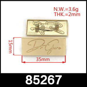 Approvisionnement d'usine petites épingles de sécurité en nickel personnalisées 3D/impression logo broche en métal épingle de sûreté pour étiquette nominative - Product Image 4