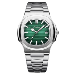 Relojes para Hombre OEM ODM, Venta Caliente, Reloj de Cuarzo de Acero para Negocios, Resistente al Agua, Luminoso, con Fecha, Reloj Cuadrado para Hombre - Product Image 2