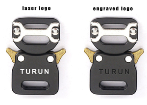 Venta al por mayor 14mm/28mm hebilla de liberación rápida de metal con logotipo personalizado 1 pulgada táctico perro <span class=keywords><strong>collar</strong></span> y correa conjunto hebilla de metal - Product Image 2