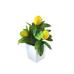 Bonsái de Frutas Artificiales de 9.6 Pulgadas, Granada, Naranja, Limón, Decoración para el Hogar, Sala de Estar, Año Nuevo - Product Image 5