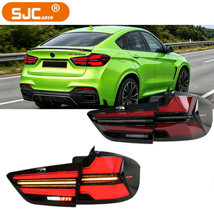 Luces Traseras <span class=keywords><strong>LED</strong></span> SJC Auto para BMW X6 F16 2014-2019, Actualización al Estilo G05, Señales <span class=keywords><strong>de</strong></span> Giro Dinámicas, Plug and Play, Luces <span class=keywords><strong>de</strong></span> Freno, Piezas <span class=keywords><strong>de</strong></span> Automóvil - Product Image 1