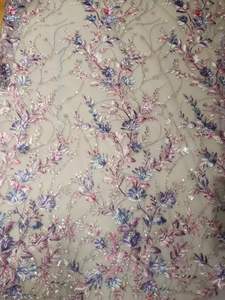 Nouveauté 2024 : Tissu en dentelle de voile <span class=keywords><strong>suisse</strong></span> en coton autrichien brodé, maille africaine de Dubaï pour mariages, avec parfum. - Product Image 2