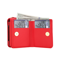 Étui de luxe matelassé pour téléphone portable, petit format, avec protection d'écran en verre trempé, support anneau et porte-cartes