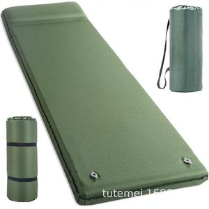 Matelas gonflable <span class=keywords><strong>automatique</strong></span> pour le <span class=keywords><strong>camping</strong></span>, tapis en mousse de fromage, tissu tricoté pour voiture, coton à haute densité à rebond rapide, <span class=keywords><strong>pompe</strong></span> - Product Image 4