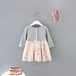 Venta al por Mayor de Ropa de Punto para Niños, Vestido de Manga Larga para Niñas, Ropa Infantil - Product Image 2