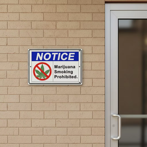 Panneau d'interdiction de fumer personnalisé de haute qualité, 8*12 pouces - Product Image 4