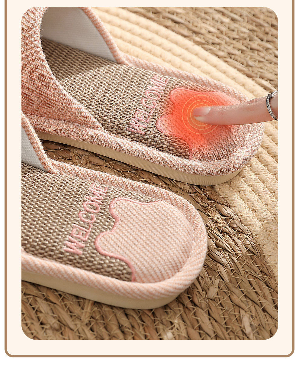 Ladies Designer Slippers Women Famous Brands Indoor House Winter Cotton Linen Shoes Wholesale