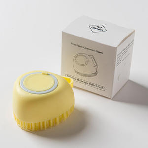 Cepillo de Ducha de Silicona Ecológico para el Cuidado de Perros, Cepillo de Baño Portátil para Mascotas con Dispensador de Champú y Masaje - Product Image 4