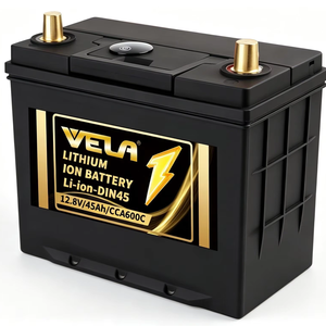 Batterie LiFePO4 VELA 12,8V 45Ah Start-Stop DIN45 Remplacement direct pour voitures Système Start-Stop automatique 3000 cycles Garantie de 2 ans - Product Image 1