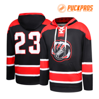 Maßgefertigte Hockey-Hoodies Unisex Umweltfreundlich Winddicht Antibakteriell Schnelltrocknend 95% Polyester 5% Spandex OEM-Service Bedruckte Flagge