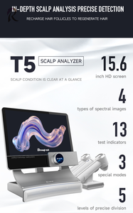 Analizzatore Intelligente AI per la Salute dei Follicoli Piliferi T5 con Display da 15,6 Pollici e Ingrandimento 200X per il Rilevamento del Cuoio Capelluto - Disponibile in Magazzino - Product Image 5