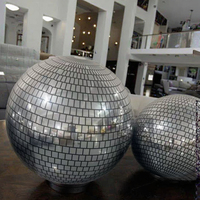 TianYi Tech Vente en gros Ballon gonflable géant personnalisé en PVC, effet miroir brillant, réfléchissant argent/or, pour décoration événementielle et artistique, idéal pour les fêtes