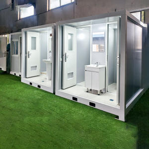 조립식 컨테이너 이동식 화장실 (샤워실 및 세면실 포함) 간편 설치, 공원용 현대적 디자인 - Product Image 3