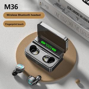 Tai Nghe TWS M36 Tai Nghe <span class=keywords><strong>Bluetooth</strong></span> 5.2 Tai Nghe Không Dây Có Mic Hộp Sạc Thiết Bị Thể Thao Âm Thanh Nổi 9D De Ouvido - Product Image 4