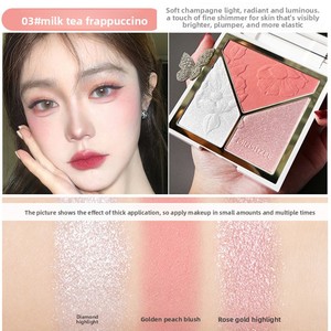 Poudre de fard à joues mat brillant à haute brillance Mingxizhi pour le visage - Product Image 4