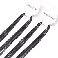 Colliers chaîne en acier inoxydable 316L fantaisie avec fermoirs griffe de homard serpent pour filles