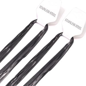 Collares de cadena de acero inoxidable 316L con cierres de garra de serpiente y langosta, estilo funky, para chicas - Product Image 3