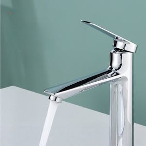 Loodvrije Badkamerkraan Enkel Gat Wastafel Met Enkele Steel Mengkraan Keramiek Voor Wastafel - Product Image 4