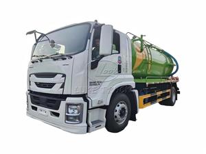 Isuzu sewage suction truck is specially designed for sewer cleaning and sewage transportation - Product Image 1