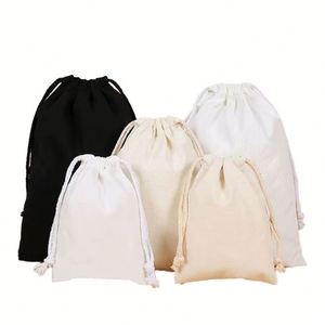 Custom Cotton Letter Drawstring <b>Bag</b> Zipper Closure Thermal Dye Sublimation Printing-<b>Medium</b> <b>Size</b> for Brand Advertising Gift Use - Product Image 1