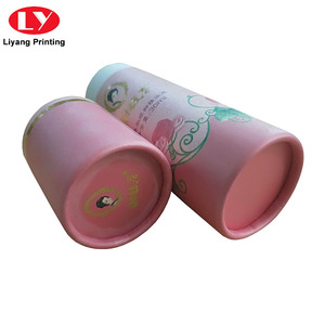 Personalizar cartón forma redonda tapa fuera de tubo de papel caja ecológica - Product Image 6