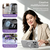 Support magnétique pliable pour téléphone, version Aroma, pour cuisine, salle de sport, lit, bureau, voiture, multi-usages, personnalisable, vente en gros, universel