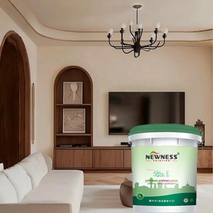 <span class=keywords><strong>Peinture</strong></span> murale intérieure au latex blanche, à base d'eau, colorée, anti-moisissure, haute couverture, vente chaude - Product Image 3