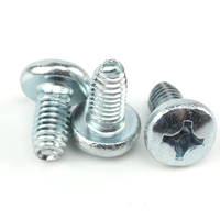 Fabrication de vis en acier au carbone écologique bleu-blanc Zinc Triangle filetage roulant vis autotaraudeuses formant