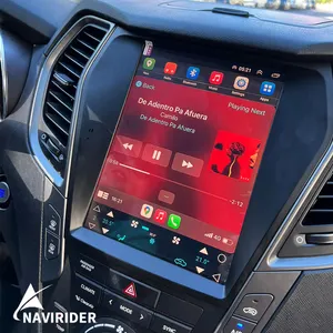 Araba radyo Android 13 IPS ekran Hyundai Santa Fe spor için 2013 2015 2016 2017 GPS navigasyon multimedya oynatıcı CarPlay
