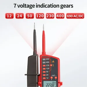 Détecteur de tension UNI-T UT18S 690V, testeur de continuité haute précision, indicateur LCD, fréquencemètre, voltmètre, garantie 1 an - Product Image 3