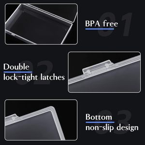 Mini Clear PP Plastic <b>Storage</b> <b>Box</b> Injection Molded Eco-Friendly Dust Proof <b>Lid</b> Portable Multi-Purpose Home Use Cable Protection - Product Image 3