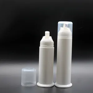 Hot Sale Empty Airless Pump Toothpaste Bottle Airless Pump Bottle Toothpaste For Serum Cosmetic Toothpaste Bottle