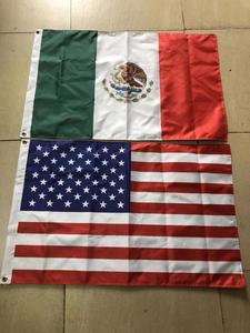 Drapeau de bateau en polyester tricoté 100 % polyester, 12x18 pouces, double face, avec poches pour mât ou œillets sur le côté gauche, 110 GSM, vente en gros - Product Image 3