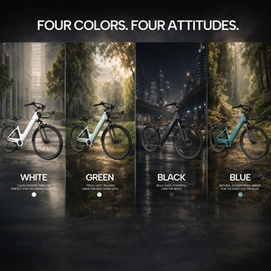 Vélo électrique urbain à cadre basse portée EU High Range 150KM, moteur brushless 250W, frein hydraulique 7 vitesses, pour adulte - Product Image 6
