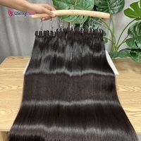 Paquete de Extensiones de Cabello Humano Virgen Doble Trama con Cutícula Alineada al por Mayor 10A 12A 15A, Proveedor de Cabello Liso Vietnamita