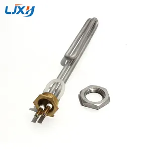 LJXH DN25 Sauna Steam Engine Heating pipes 110V/220V/380V Stainless Steel Electric Heater Equipment with Nut 1KW 2KW 3KW 4KW
