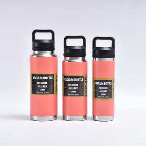 Skirton Eco Friendly Thermal Vacuum <b>Insulated</b> Flask Stainless Steel Sport Water <b>Bottle</b> With Handle - Product Image 5