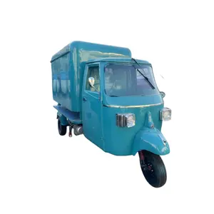 EUA Padrão Móvel Ice Cream Food Truck Triciclo Elétrico Hotdog Crepe Cart Café Compras Van Cozinha Trailer Dining Car