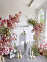 Groothandel Bruiloftsboog Met Bloemen Bloemenboog Bruiloft Huren Van Een Trouwboog Diy Bloem Boog Kunstbloem