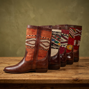 Bottes kilim chic faites à la main - Product Image 5