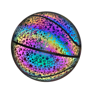 Ballons <span class=keywords><strong>de</strong></span> <span class=keywords><strong>basket</strong></span>-Ball en led holographique, réfléchissants, lumineux et résistantes à l'usure, veilleuse, après-éclairage noctilucent - Product Image 3