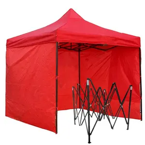 Waterproof Foldable 10x10 Outdoor Gazebo Three Sided Wall Tent